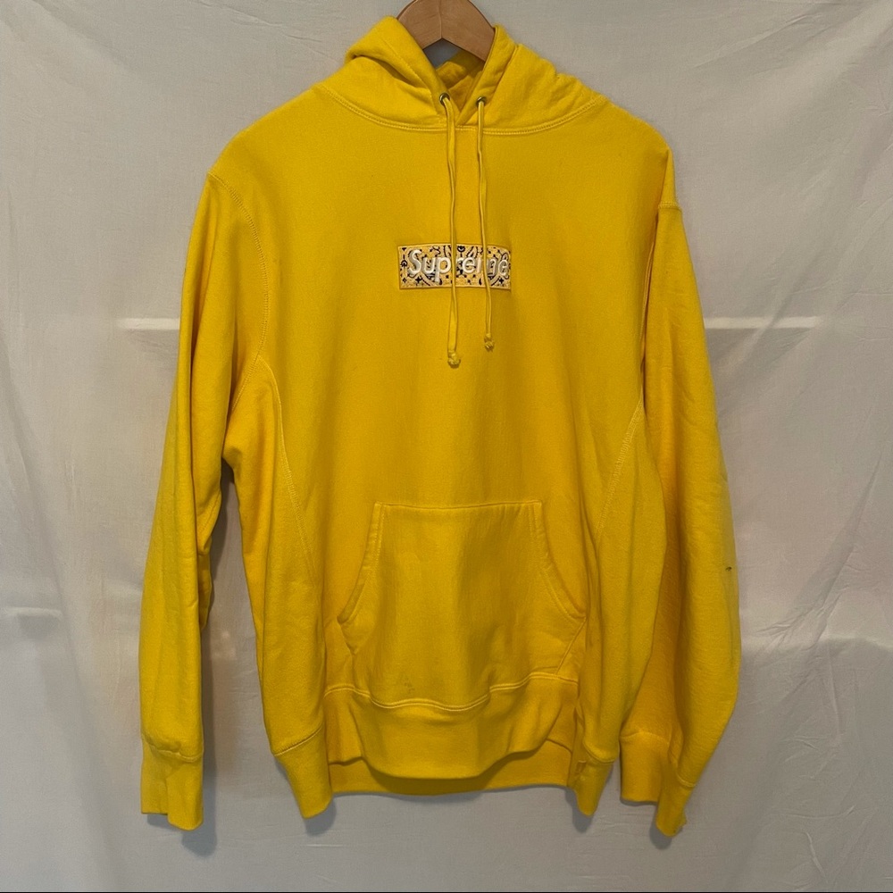 Supreme Bandana Box Logo Hooded Sweatshirt